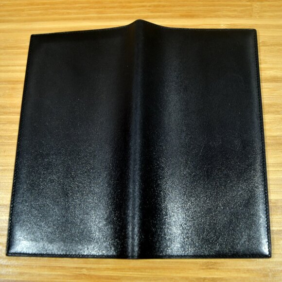 CELINE Slim Long Bifold Wallet Black Pre-owned - Picture 6 of 10